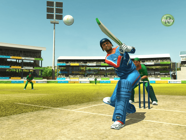Cricket 2005 title screen for Xbox